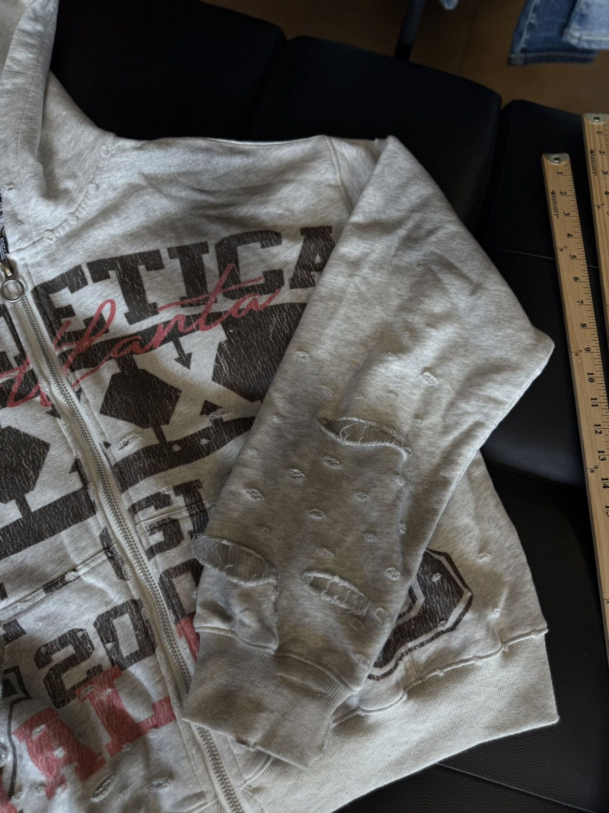 Vale Vale Valley Destroyer Hoodie Distressed Size XXL (NEW) Size US XXL / EU 58 / 5 - 5 Thumbnail