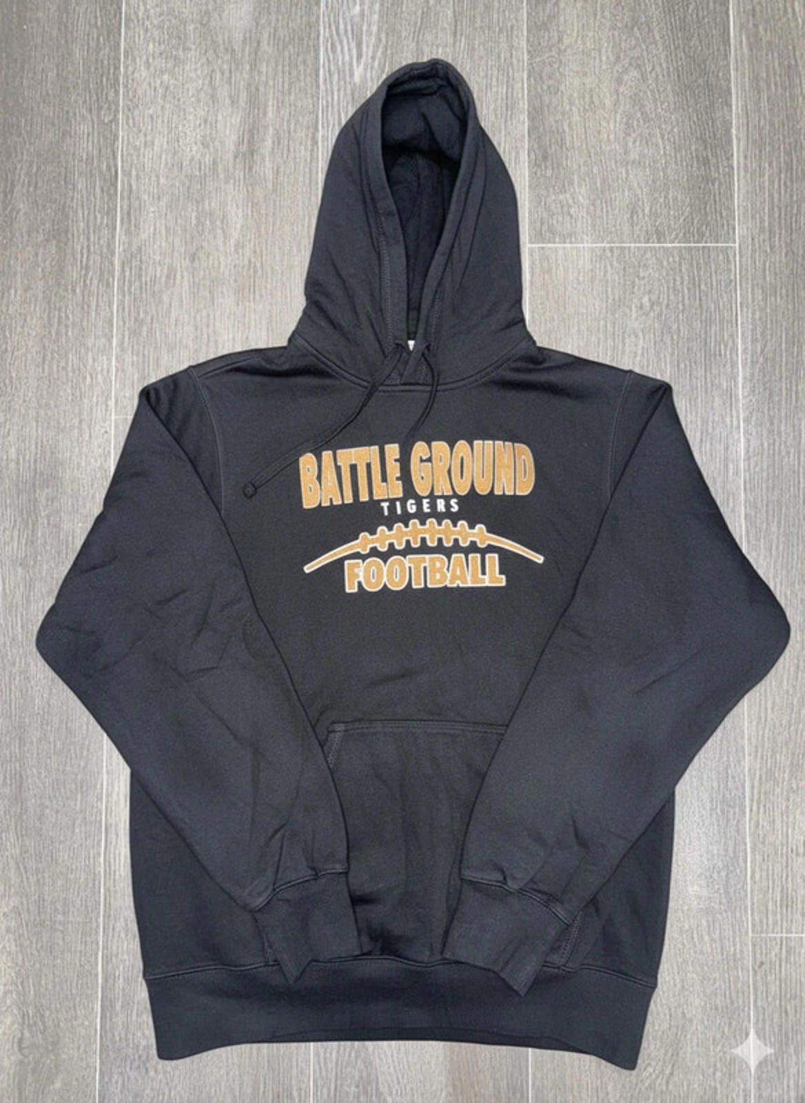 Vintage Vintage Battle Ground Tigers Football Hoodie size S Size US S / EU 44-46 / 1 - 1 Thumbnail