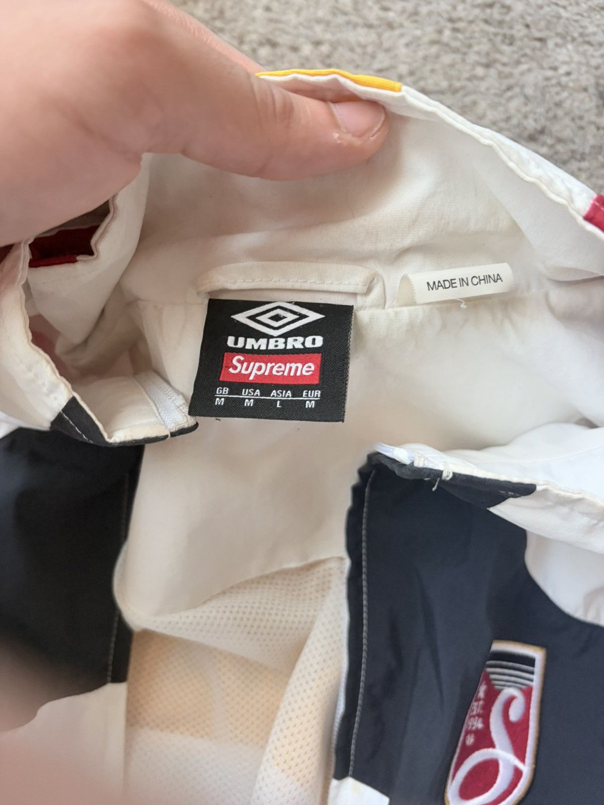 Supreme × Umbro Supreme zip up jacket Size US M / EU 48-50 / 2 - 11 Thumbnail