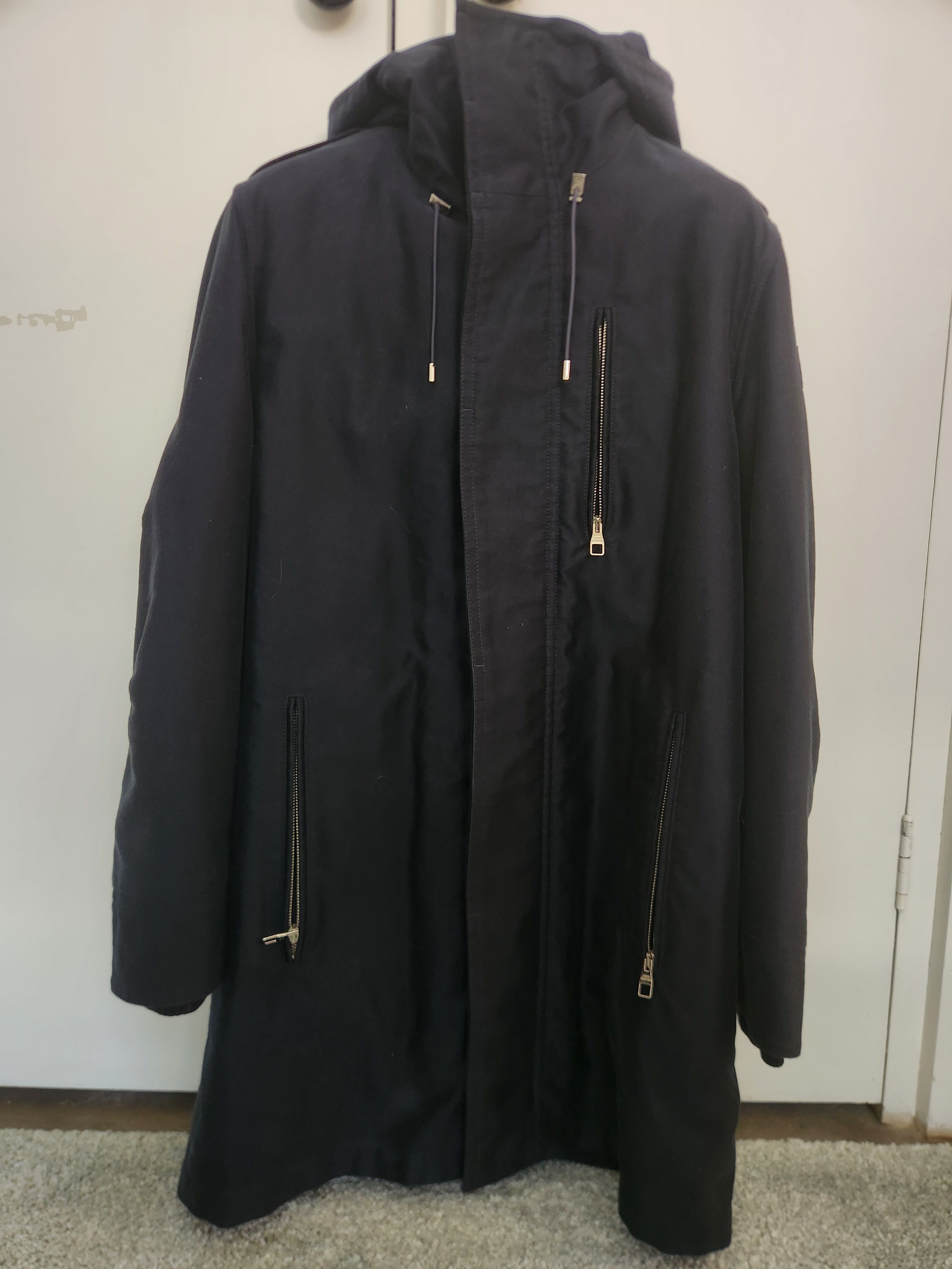 Louis Vuitton LV Navy blue heavy wool lining jacket - removable lining Size US S / EU 44-46 / 1 - 1 Thumbnail