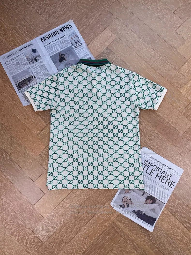 Gucci Gucci Classic full-print GG printed POLO shirt Size US M / EU 48-50 / 2 - 2 Thumbnail