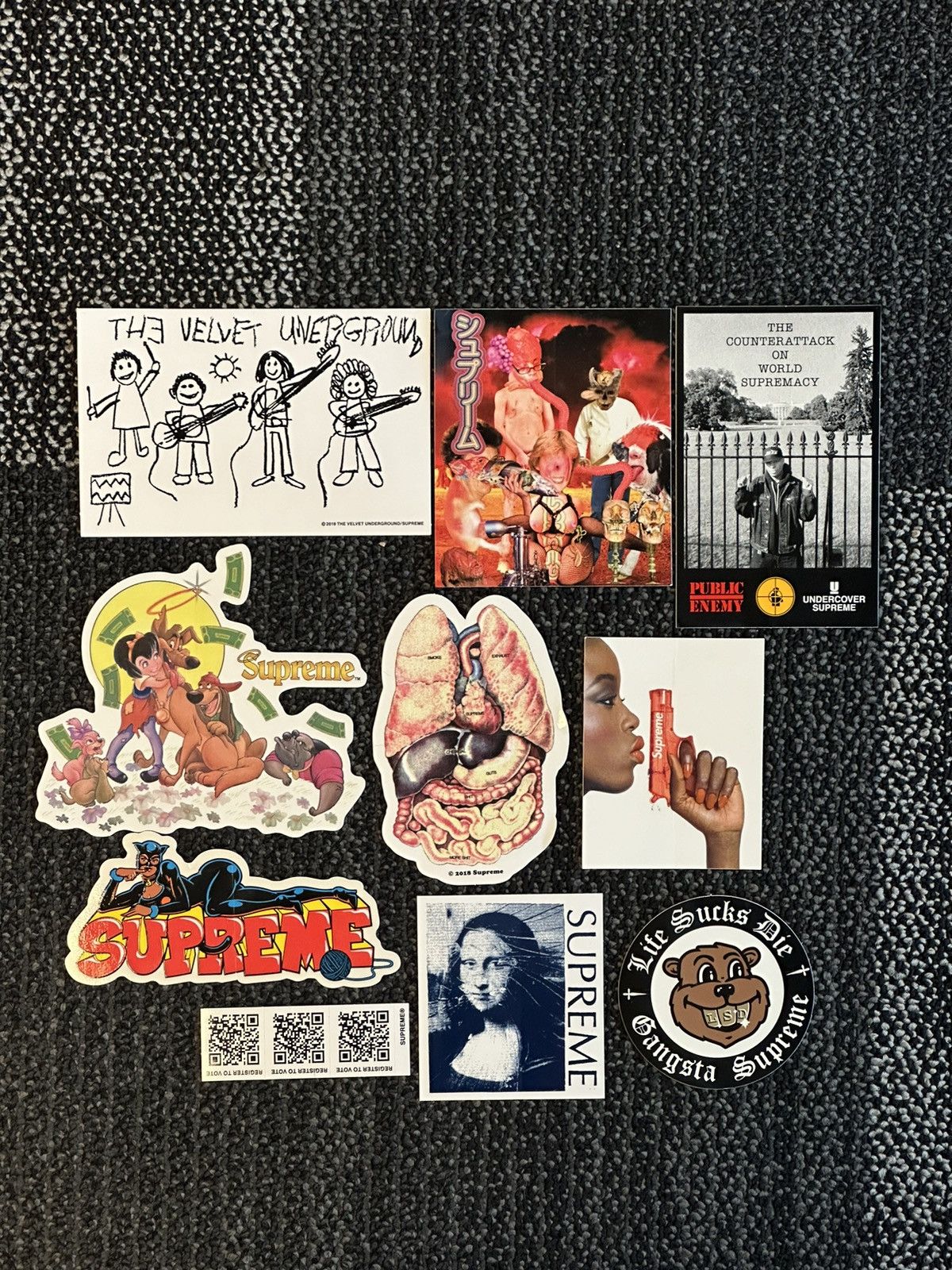 Supreme 10x Supreme Stickers Lot Size ONE SIZE - 1 Preview