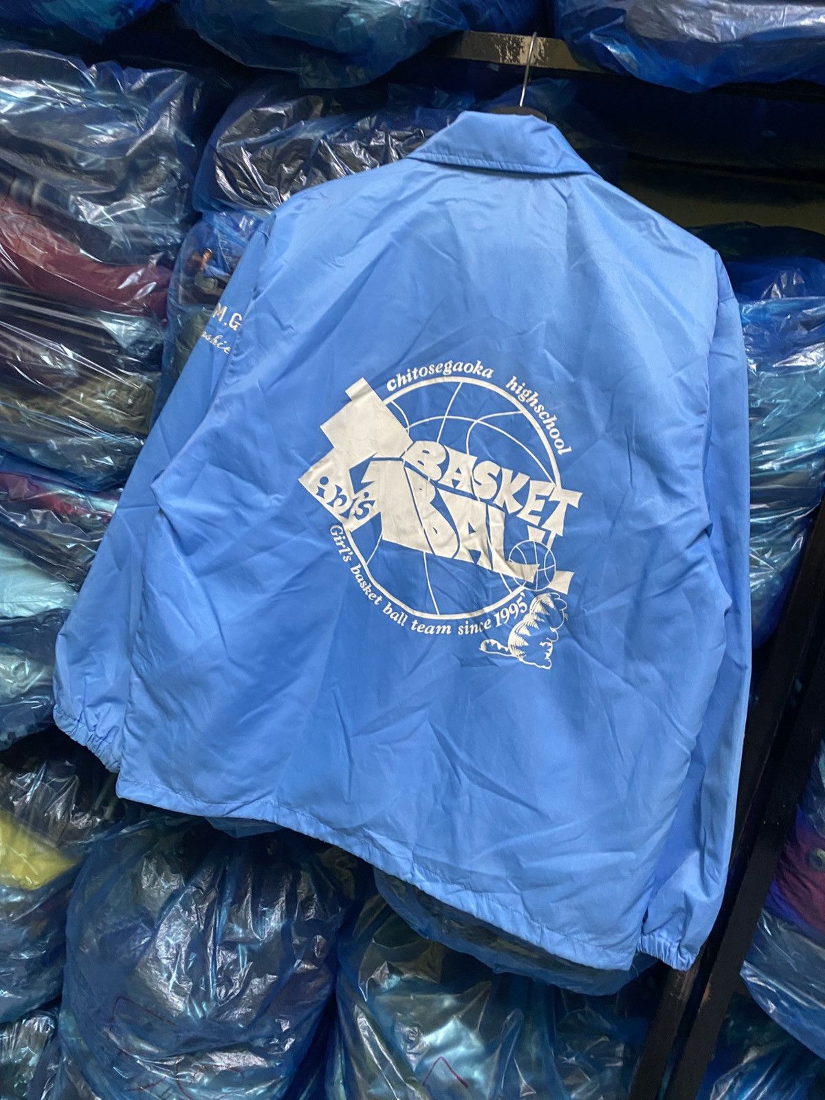 Other VINTAGE GARFIELD BASKETBALL NYLON COACH JACKET Size US S / EU 44-46 / 1 - 8 Thumbnail