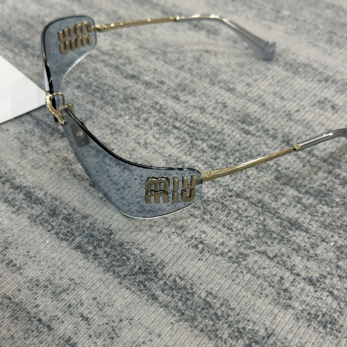 Miu Miu MIU MIU 0MU A51S ZVN10P SUNGLASSES Size ONE SIZE - 5 Thumbnail