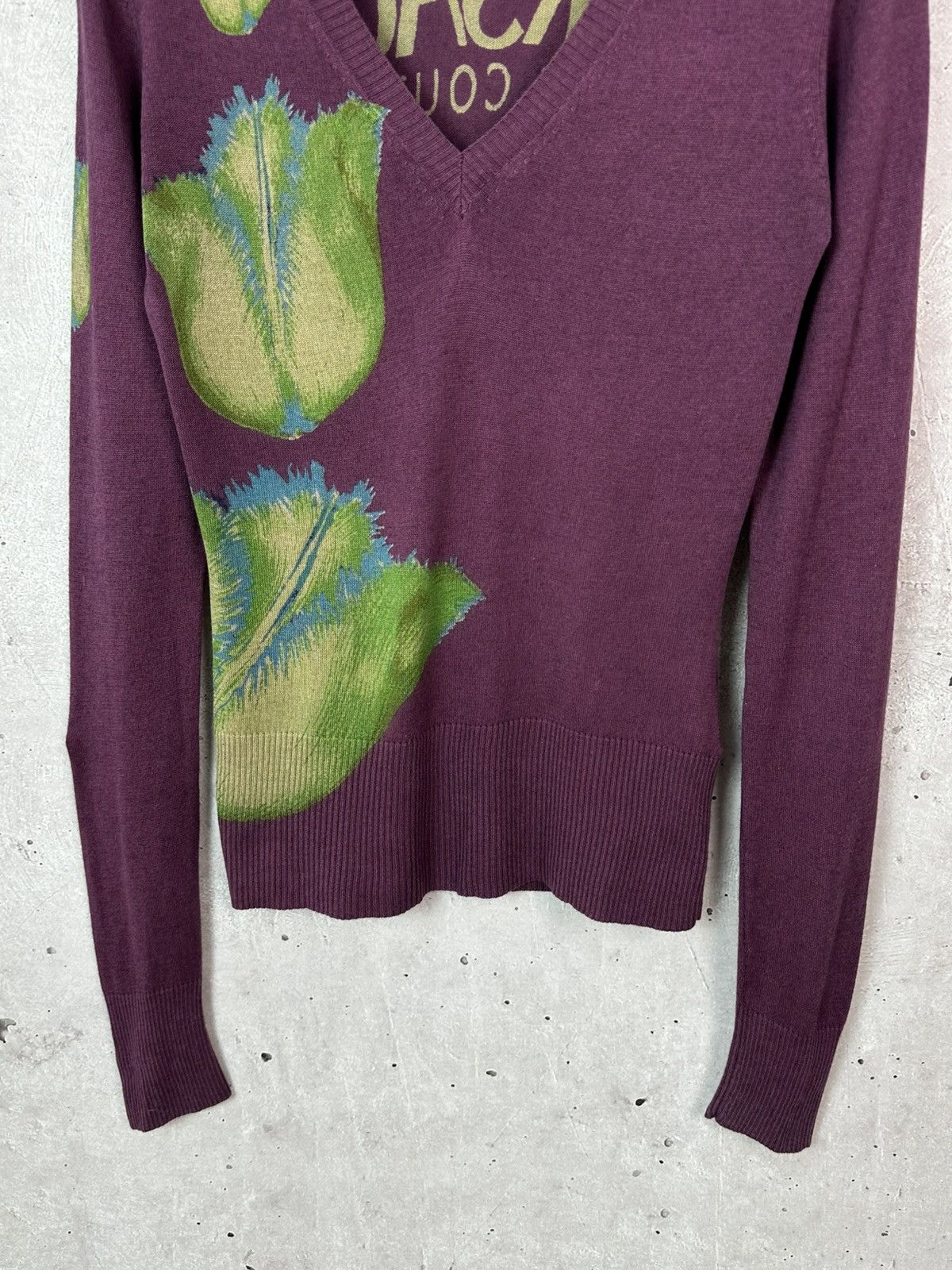 Versace Jeans Couture Vintage Versace Jeans Couture Silk-Cashmere Women’s Sweater Size XS / US 0-2 / IT 36-38 - 3 Thumbnail