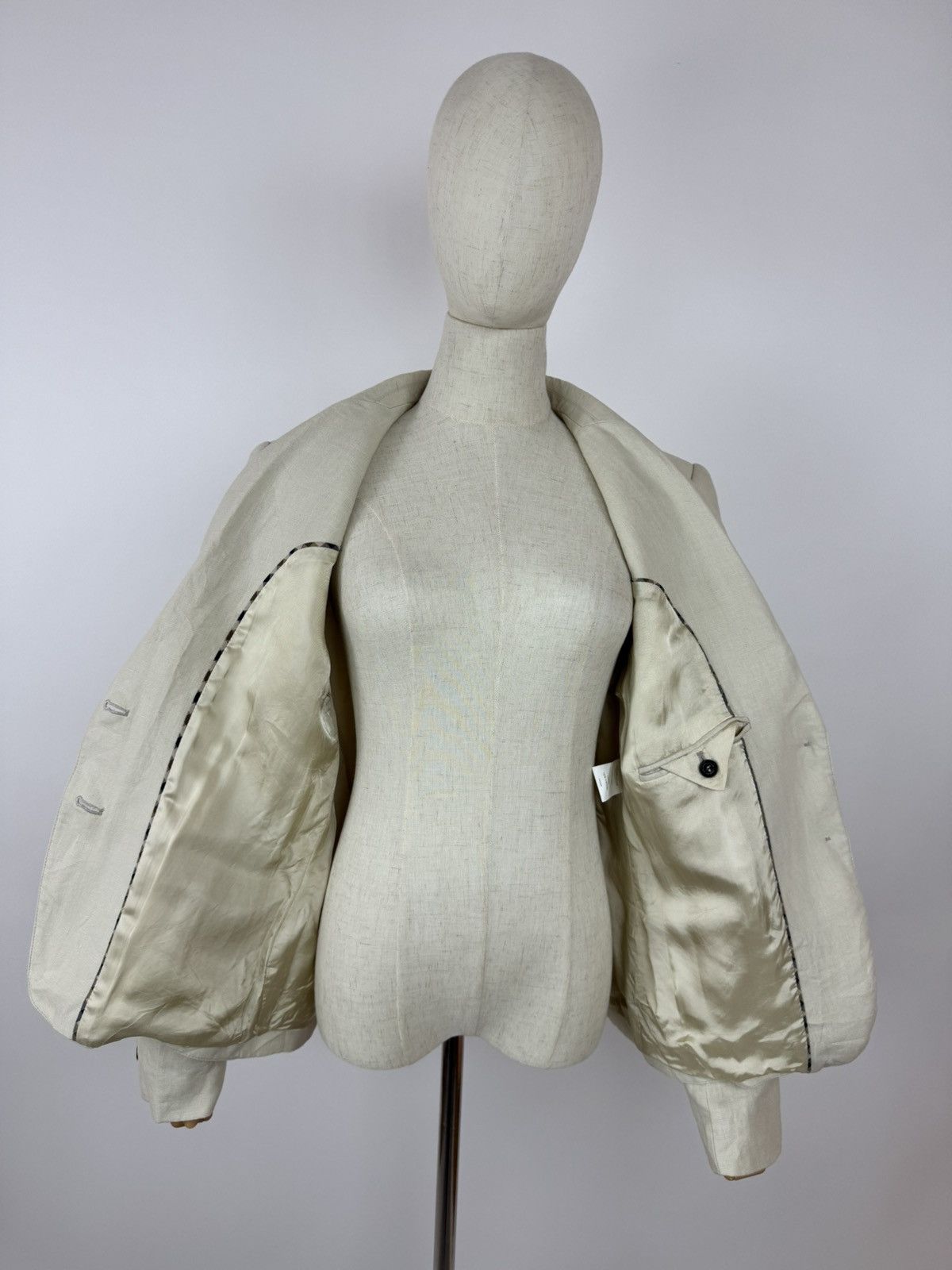 Aquascutum Aquascutum London Linen Blazer jacket old money preppy style Size XL / US 12-14 / IT 48-50 - 6 Thumbnail