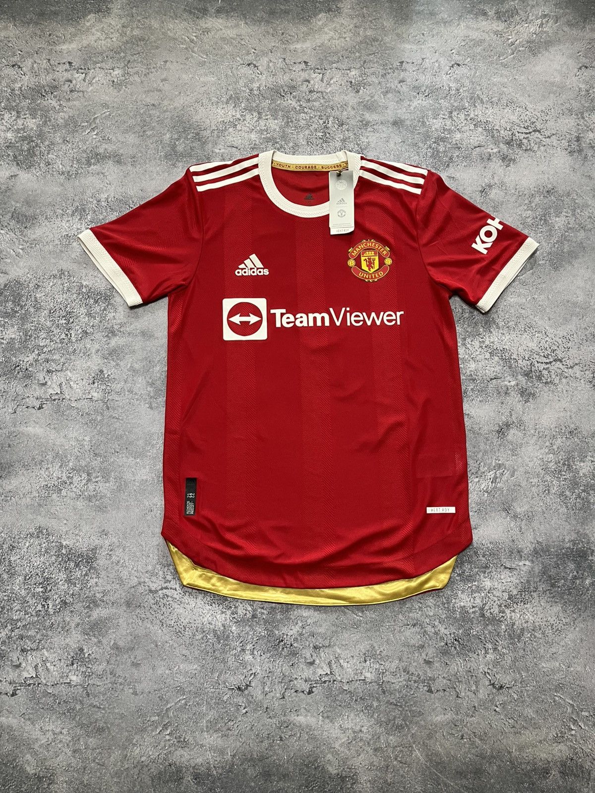 Adidas MANCHESTER UNITED ADIDAS 21/22 SOCCER HOME JERSEY 7 RONALDO Size US S / EU 44-46 / 1 - 1 Thumbnail