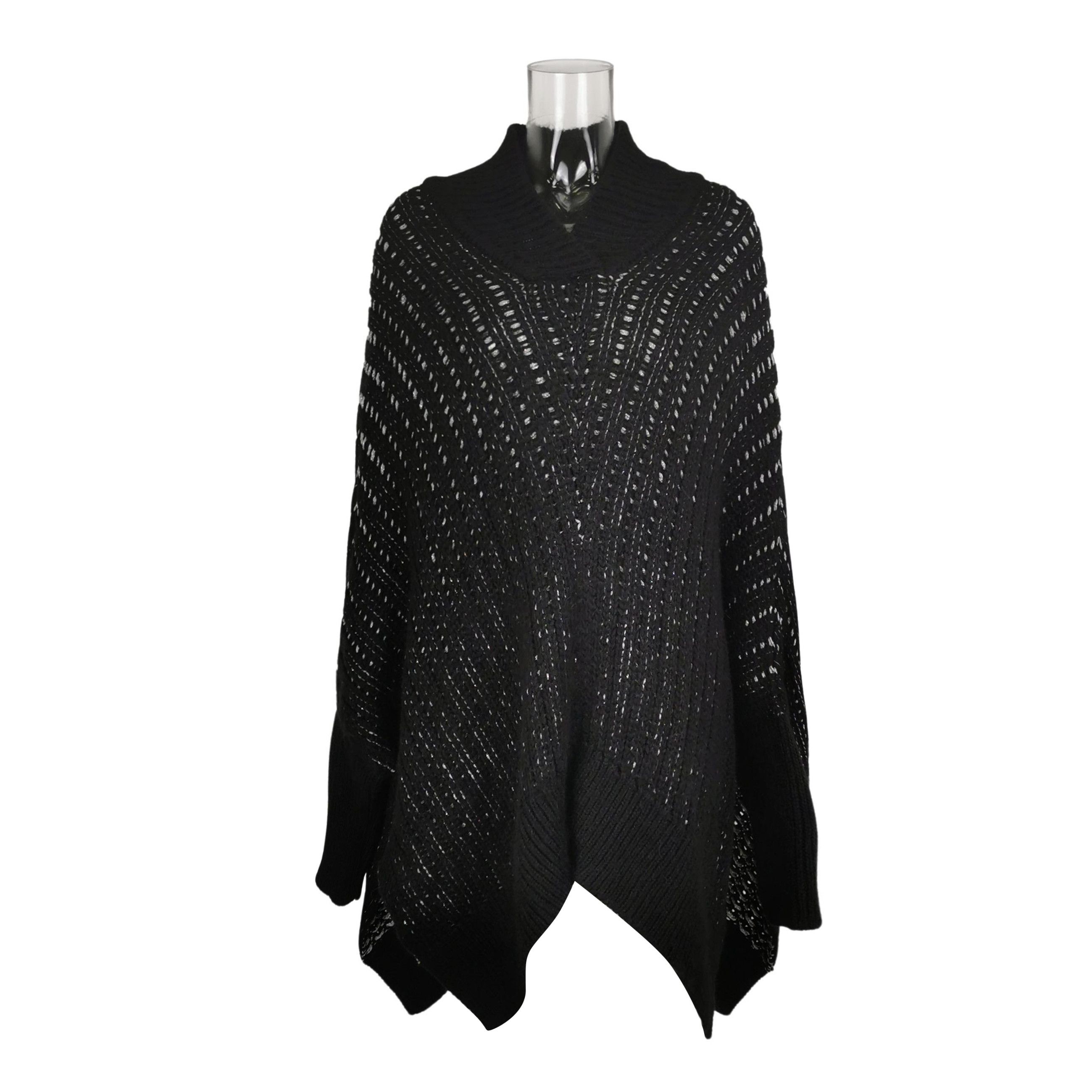 Saint Laurent Paris Saint Laurent Alpaca Blend Poncho Sweater Size S Size S / US 4 / IT 40 - 1 Thumbnail
