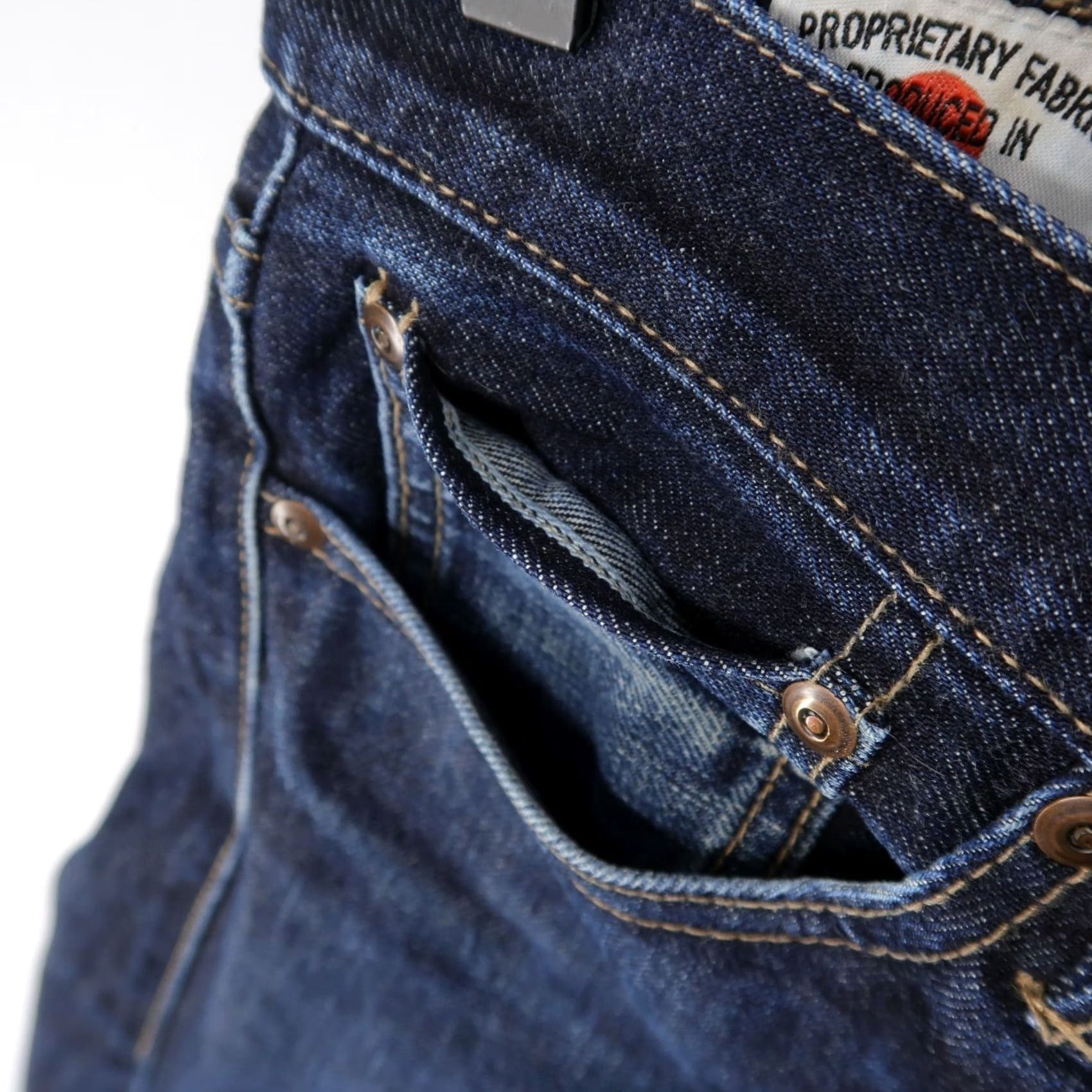 Rogue Territory Rogue Territory Jeans Slim Straight 29 Blue Selvedge Button Fly 5-Pocket Denim Mens Size US 29 - 3 Thumbnail
