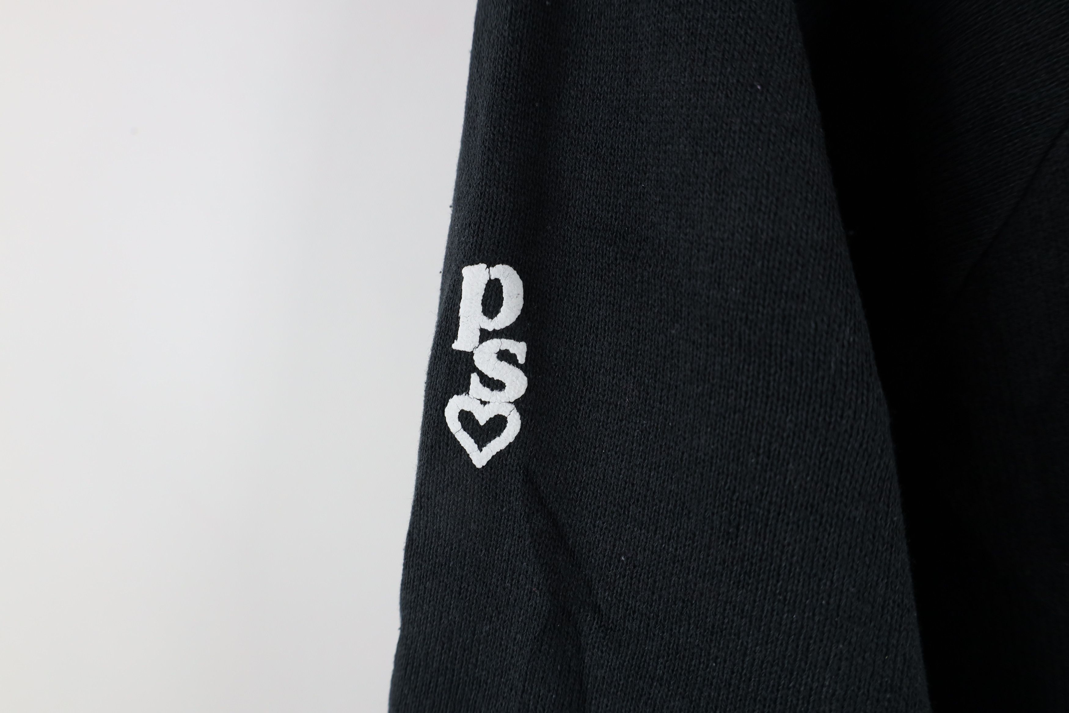 Vintage Vintage 90s Streetwear Nature Collared Sweatshirt Black USA Size XXL / US 16-18 / IT 52-54 - 4 Thumbnail