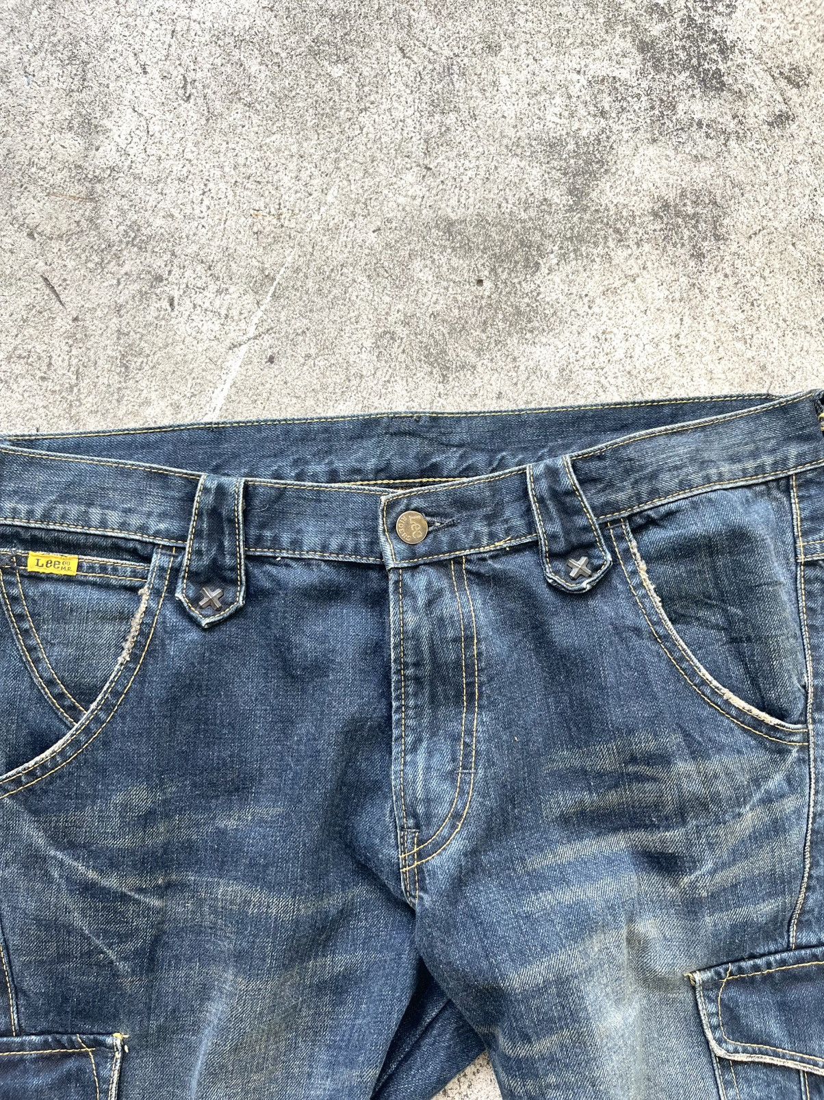 If Six Was Nine × Lee 🔥RARE DISTRESSED FLARE JEANS IF SIX WAS NINE STYLE / LEE Size US 36 / EU 52 - 3 Thumbnail