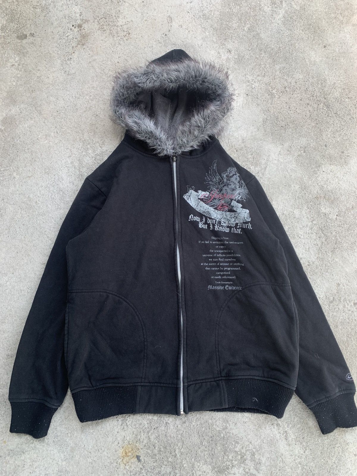 Impala style LGB zip fur hoodie