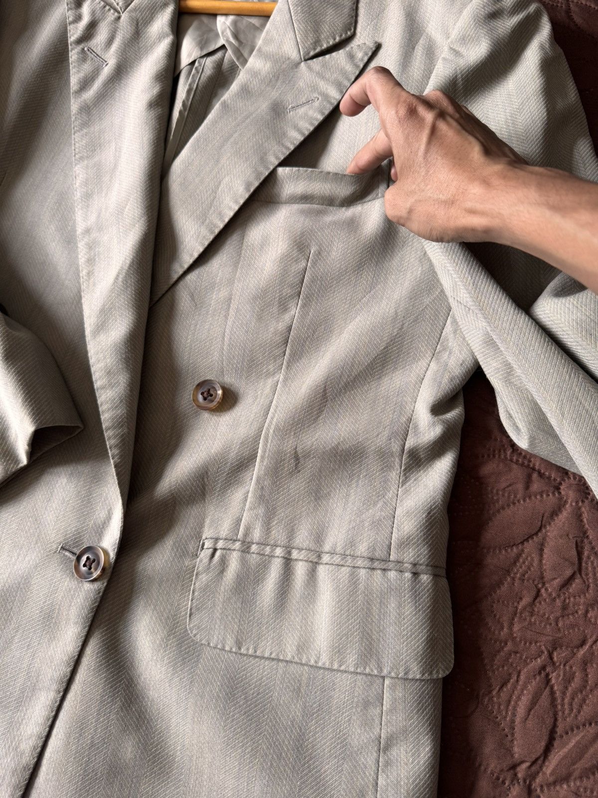 Burberry Vintage burberry blazer jacket Size M / US 6-8 / IT 42-44 - 8 Thumbnail
