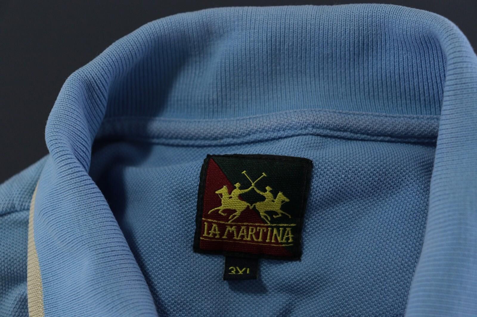 La Martina La Martina Blue Solid Summer Polo Shirt Size 3XL XXXL 2XL Size US XXL / EU 58 / 5 - 12 Thumbnail