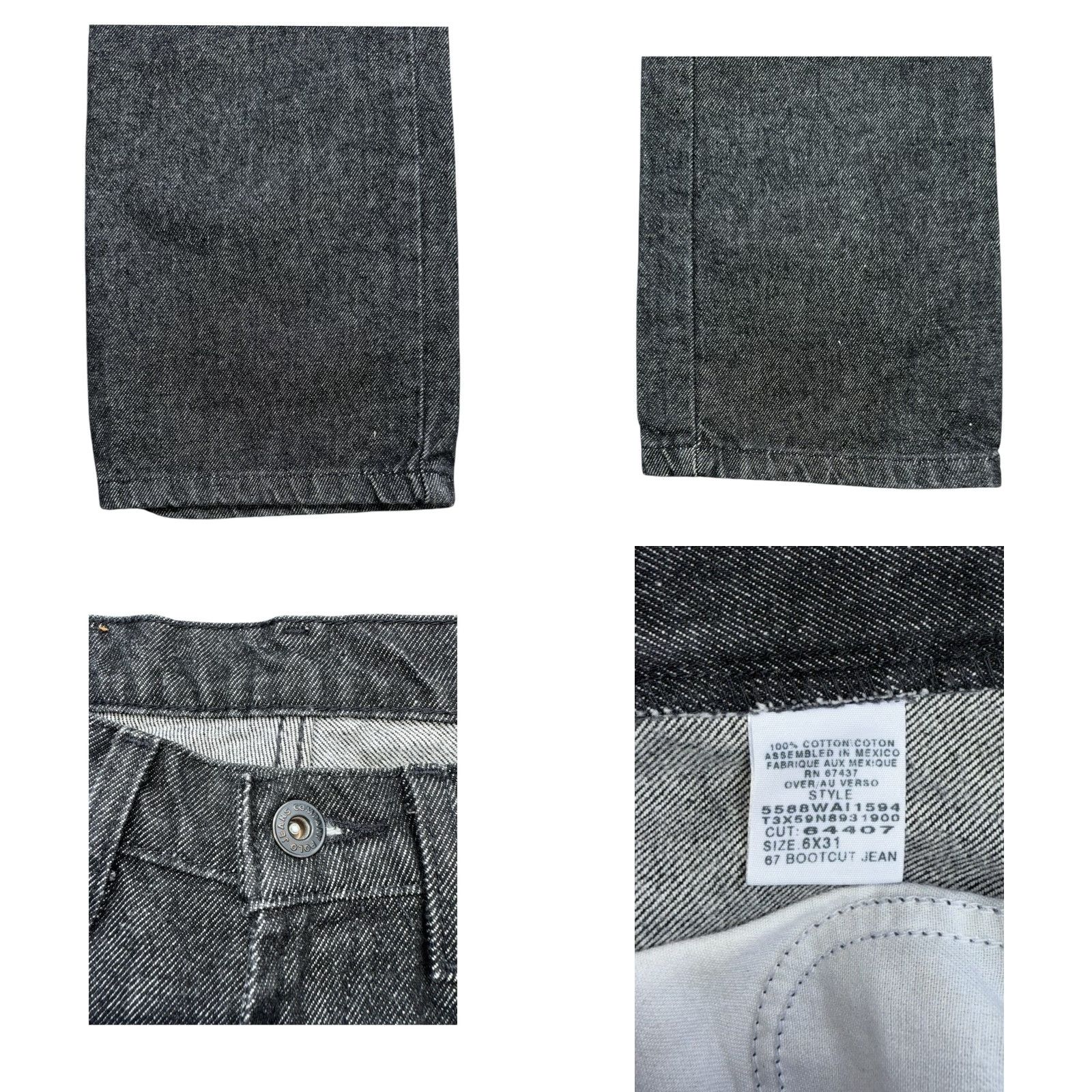 Ralph Lauren VINTAGE Polo Ralph Lauren Jeans Dark Gray Bootcut 67 6x31 Womens Sz 6 Womens Jeans Gray Polo Ralph Lauren Dark Jeans Bootcut 6x31 Women Size 28" / US 6 / IT 42 - 8 Thumbnail