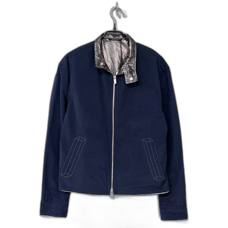 Hermes New Dark Blue Hermes Jacket Size US L / EU 52-54 / 3 - 1 Thumbnail