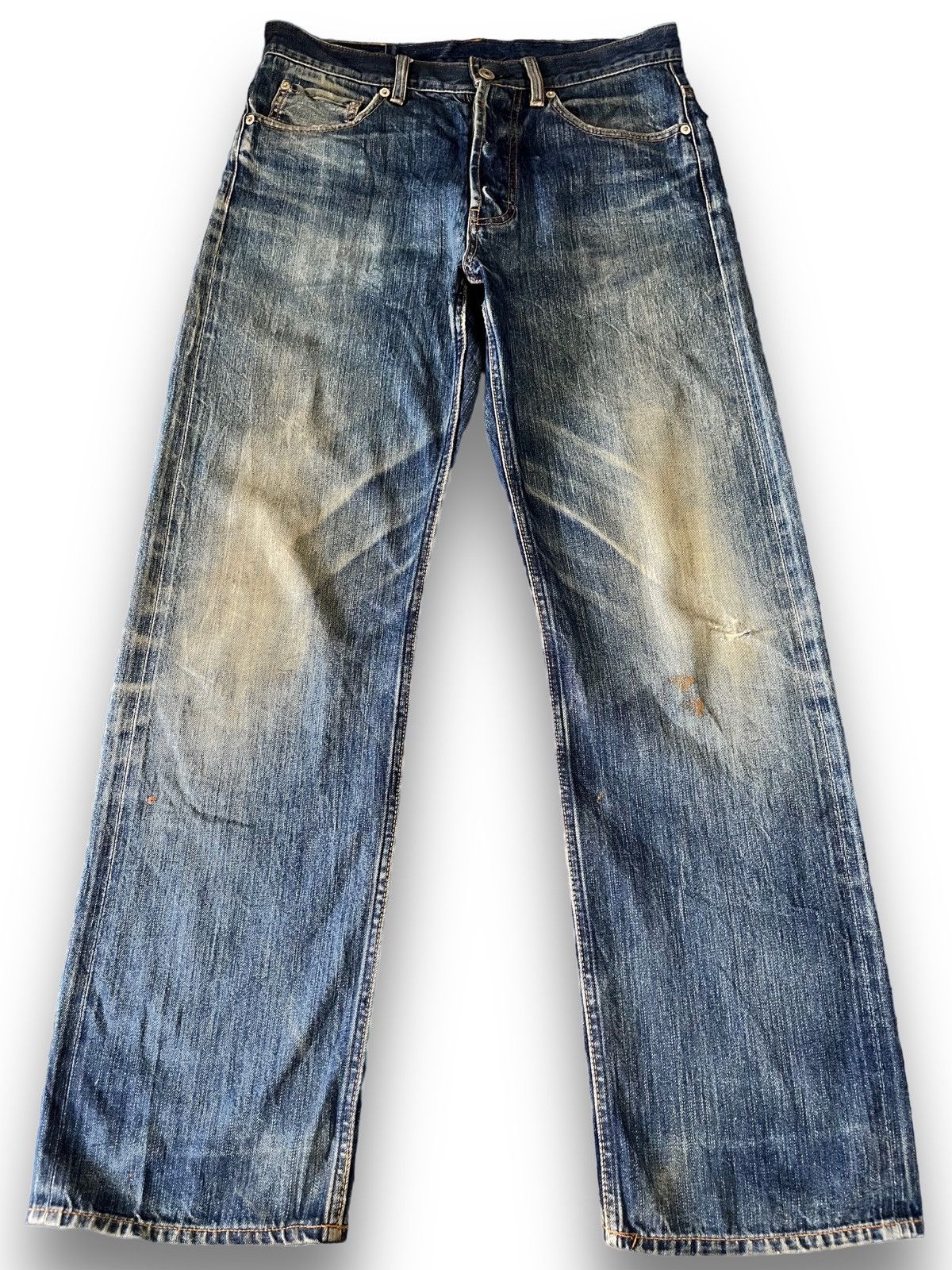4GSELLER Vintage Union Station Selvedge Mudwash Denim Size US 30 / EU 46 - 1 Thumbnail