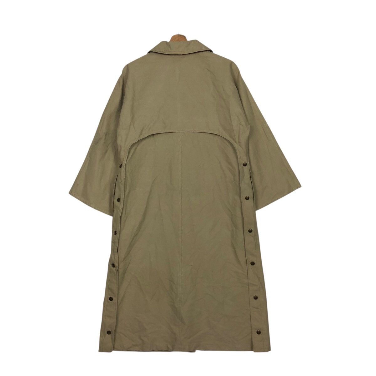 Geoffrey B. Small 📌Rich Brown Vintage Long Jacket Geoffrey Beene Size US M / EU 48-50 / 2 - 10 Thumbnail