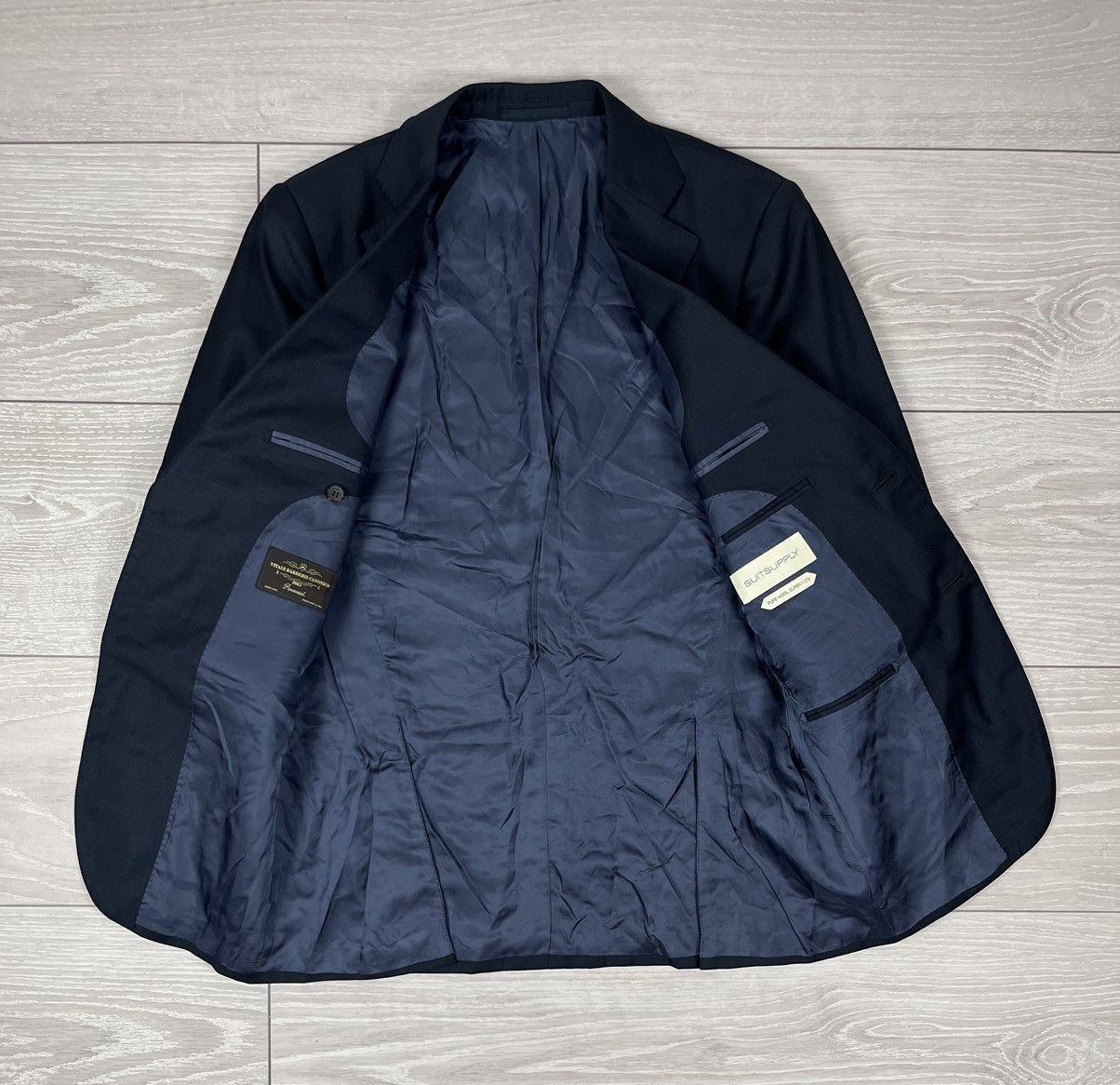 Suitsupply Suitsupply Vitale Barberis Lazio Blue Blazer Jacket Size 44R - 5 Thumbnail