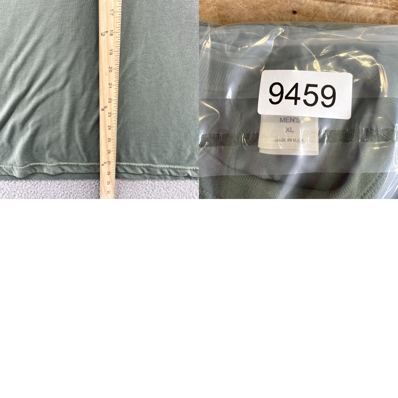 Vintage VINTAGE REI Basic T-Shirt Men's XL Army Green Performance Utility USA Minimalist Shirt Adults XL Green Size US XL / EU 56 / 4 - 8 Thumbnail