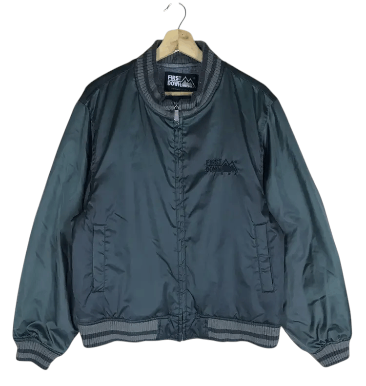 Vintage Vintage First Down Bomber Jackets Size US L / EU 52-54 / 3 - 1 Thumbnail