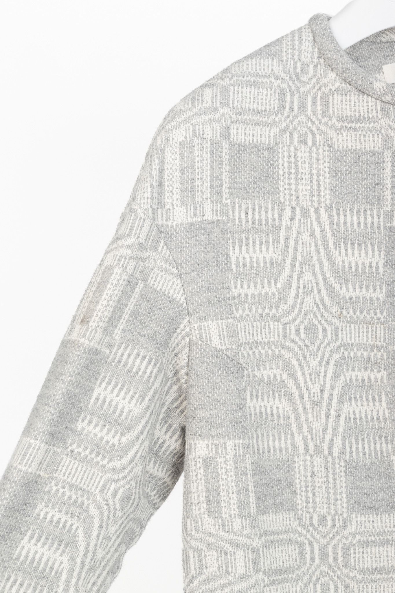 Isabel Marant Etoile Isabel Marant Etoile Aude Geometric-Jacquard Blanket Coat Size S / US 4 / IT 40 - 5 Thumbnail