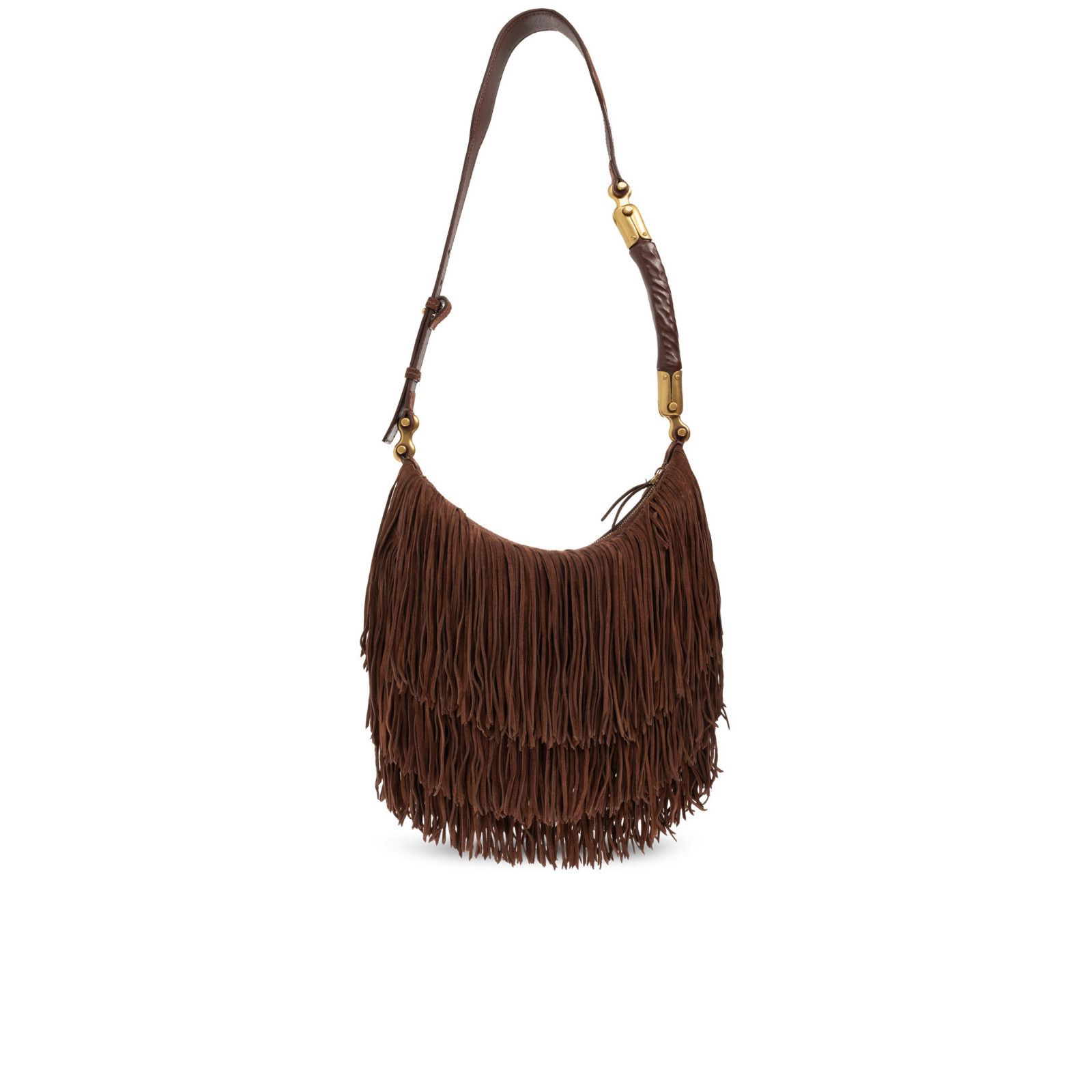 Balmain BALMAIN Ebene Hobo Medium Brown Shoulder Bag New & Authentic Size ONE SIZE - 2 Thumbnail
