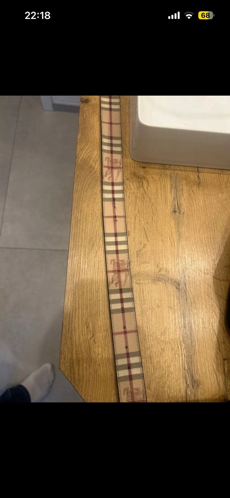 Burberry Burberry Bekt Size 38 - 8 Thumbnail