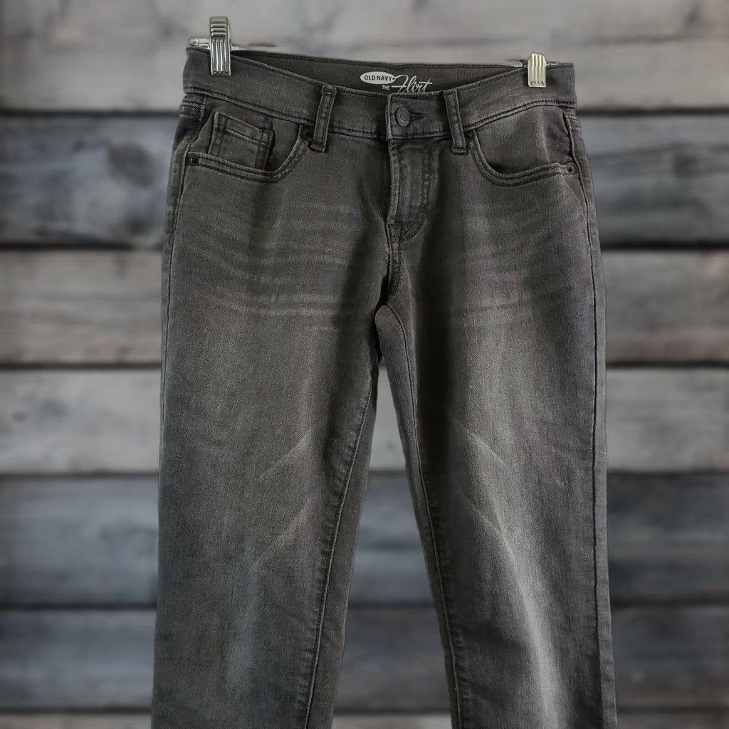 Old Navy VINTAGE Old Navy The Flirt Jeans Womens Skinny Sz 0 Gray Mid Rise 29in Inseam Womens Jeans gray 0 Size 25" / US 0 / IT 36 - 1 Thumbnail
