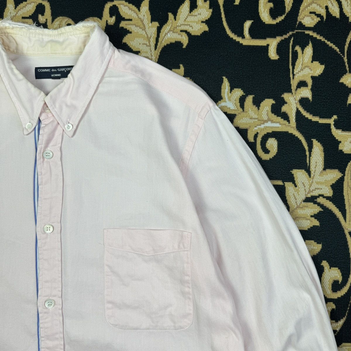 Comme des Garcons Comme des Garcons Homme Distressed Collar Shirt Size US S / EU 44-46 / 1 - 3 Thumbnail