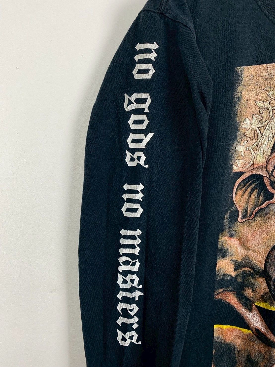 Vintage Harm's Way No God No Master Long Sleeves T-Shirts DO1200 Size US S / EU 44-46 / 1 - 4 Thumbnail
