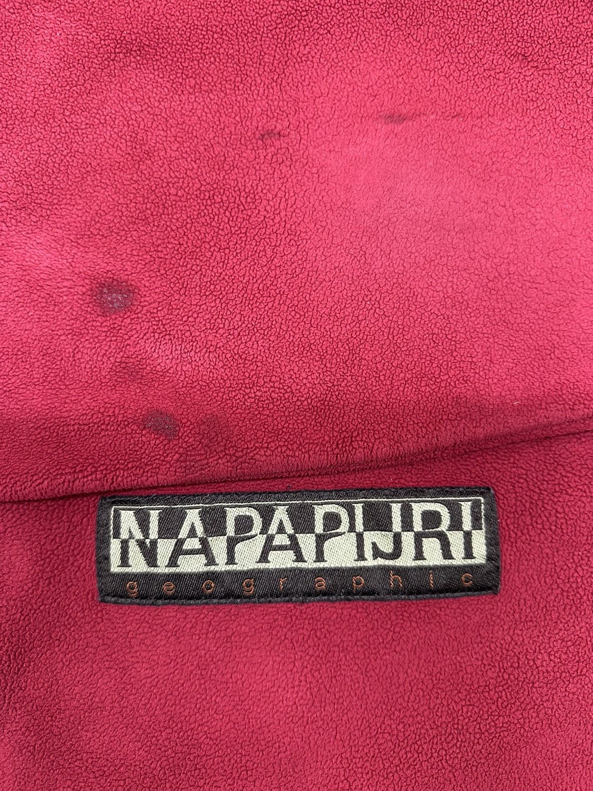 Japanese Brand Vintage Napapijri Big logo fleece jacket Size US L / EU 52-54 / 3 - 5 Thumbnail