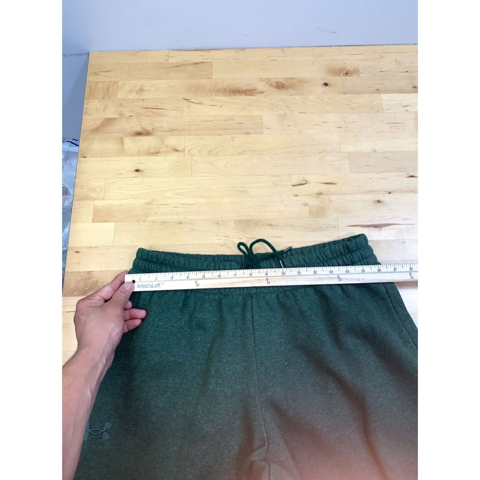Under Armour Under armour Sweatpants Men L Green Casual Workout Drawstring Size US 33 - 5 Thumbnail