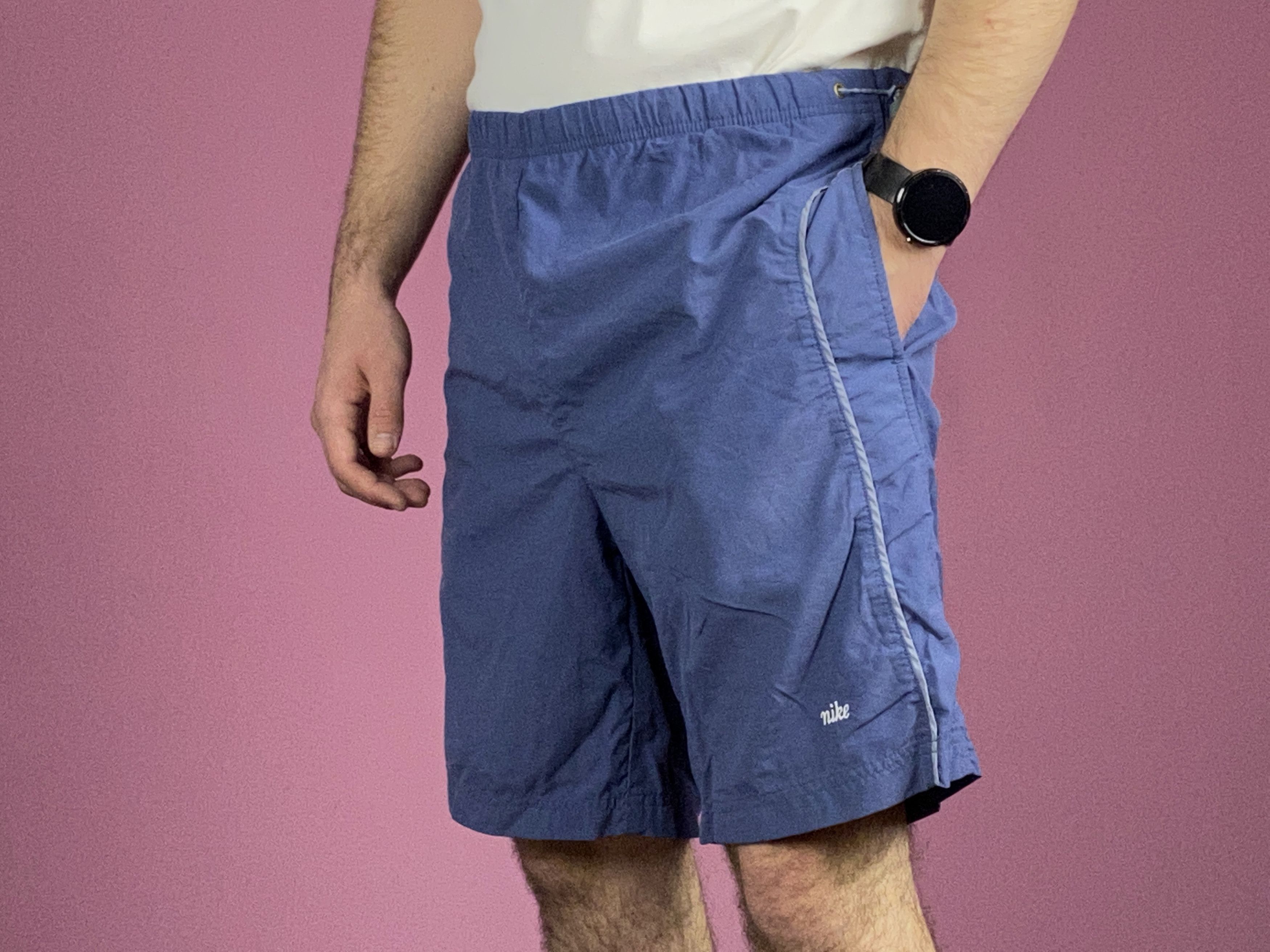 Nike × Vintage 90s Nike Vintage Men's Sport Shorts - S Size US 32 / EU 48 - 2 Thumbnail