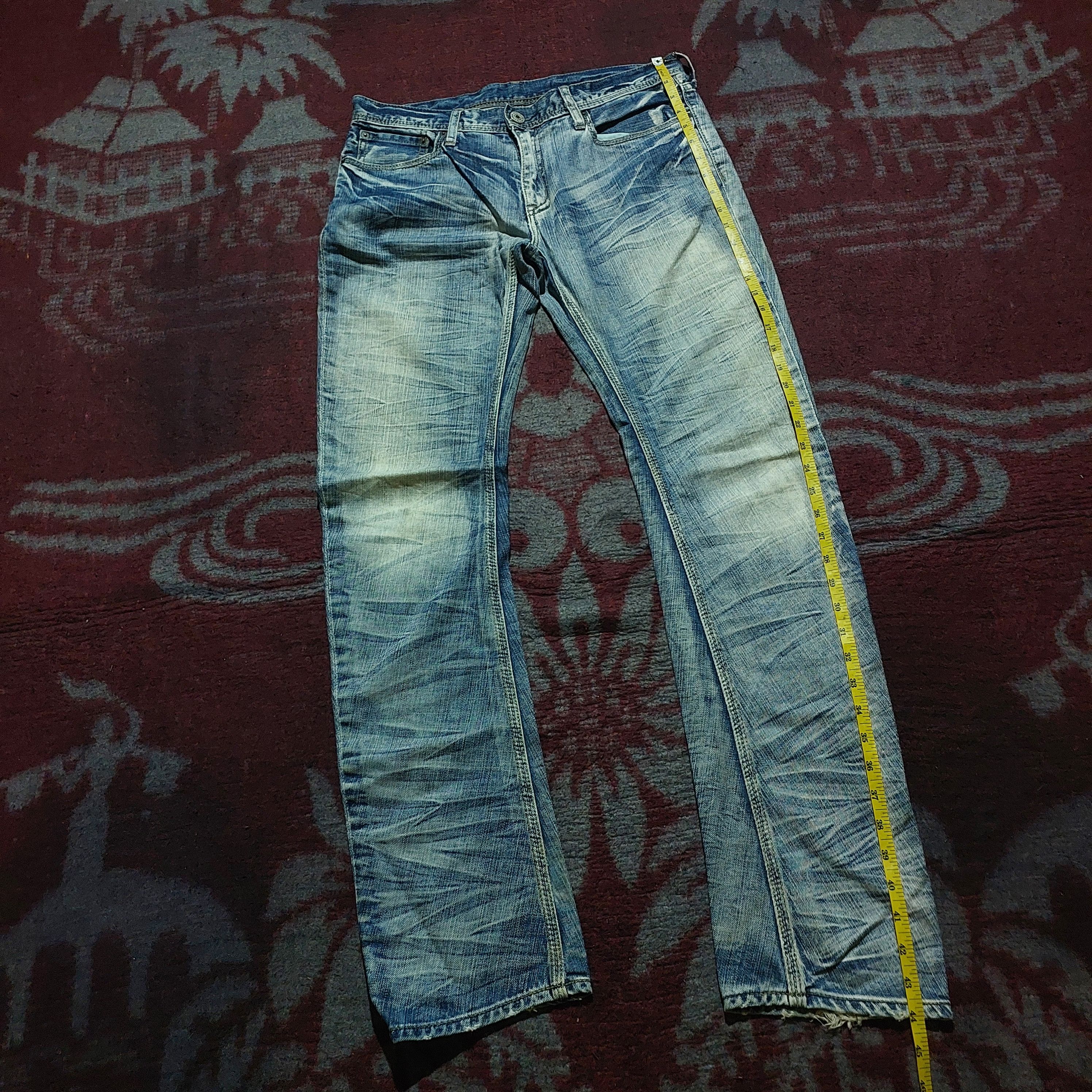 Tornado Mart 2000s Edge Ruppet clawmark curve denim Size US 34 / EU 50 - 12 Thumbnail