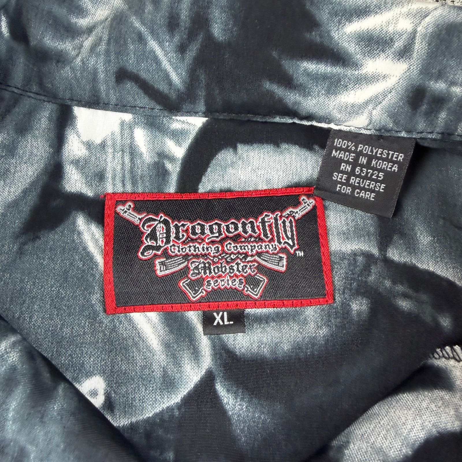 Dragonfly Scarface Dragonfly Button up Shirt Size XL All Over Print Size US XL / EU 56 / 4 - 2 Thumbnail