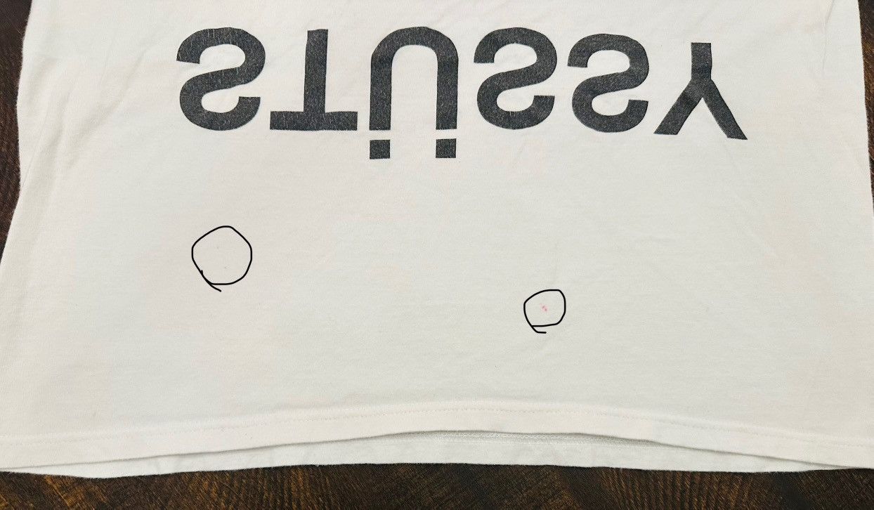Stussy Stussy Upside Down Men’s T-Shirt-Size Medium Size US M / EU 48-50 / 2 - 3 Thumbnail
