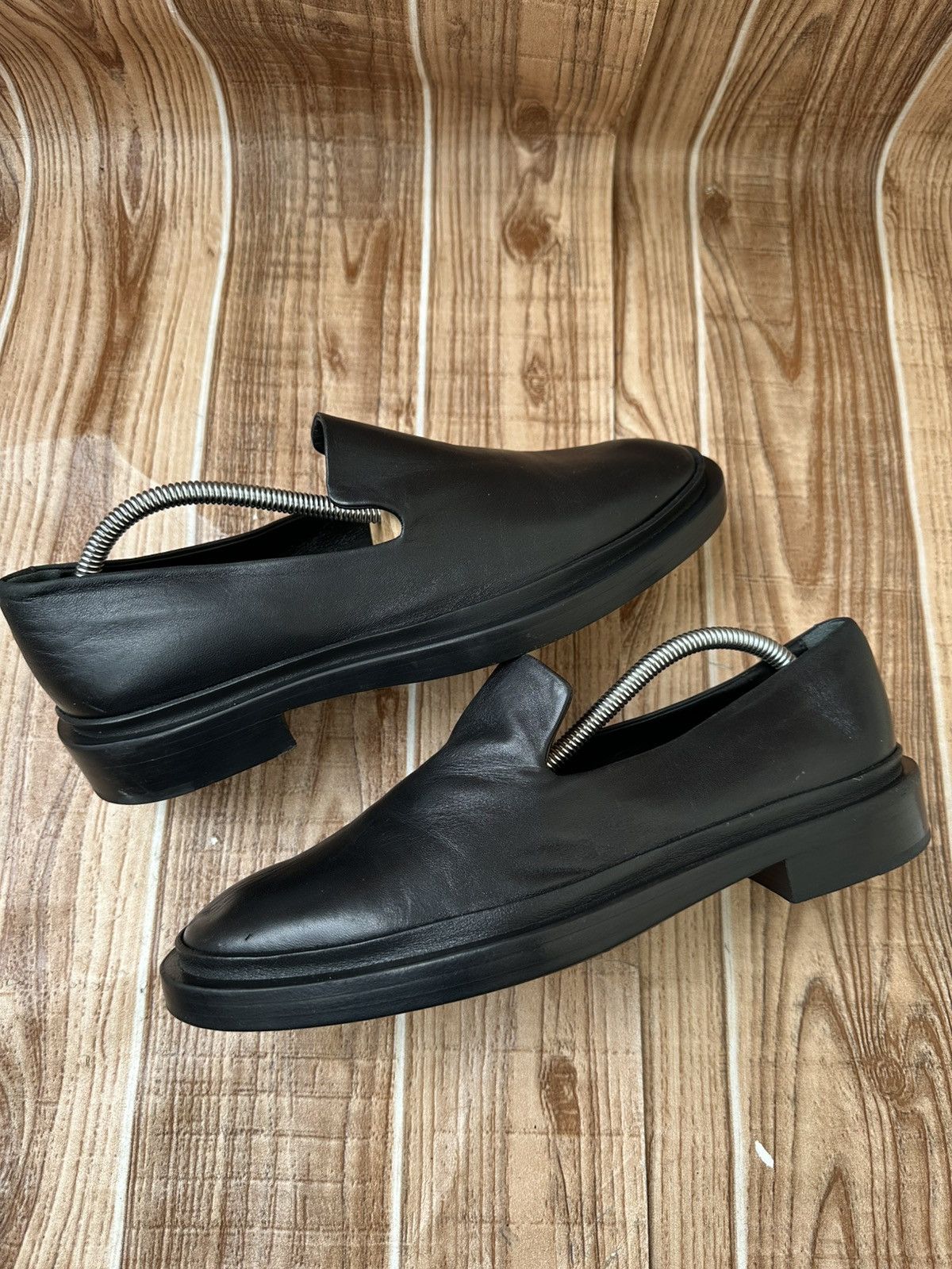 Jil Sander Jil Sander Flat Leather Black Loafer Size US 7 / EU 40 - 9 Thumbnail