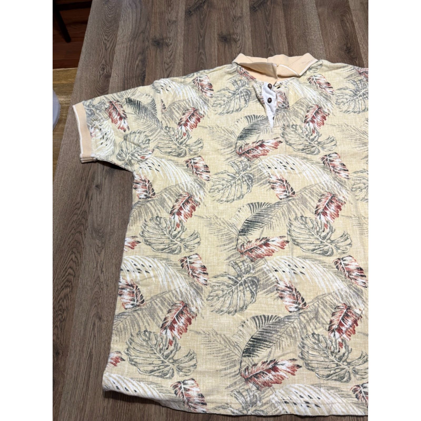 Vintage Knights Polo Men's 3XLT Short Sleeve Graphic Print Yellow Green Red Polo Shirt Casual Golf 3XLT Mens Size US XXL / EU 58 / 5 - 4 Thumbnail