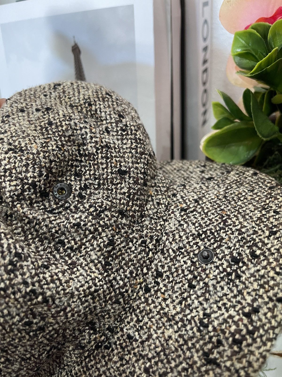 agnes b. Agnes B. Donegal Tweed Newboys Hats (Size 57) Size ONE SIZE - 8 Thumbnail