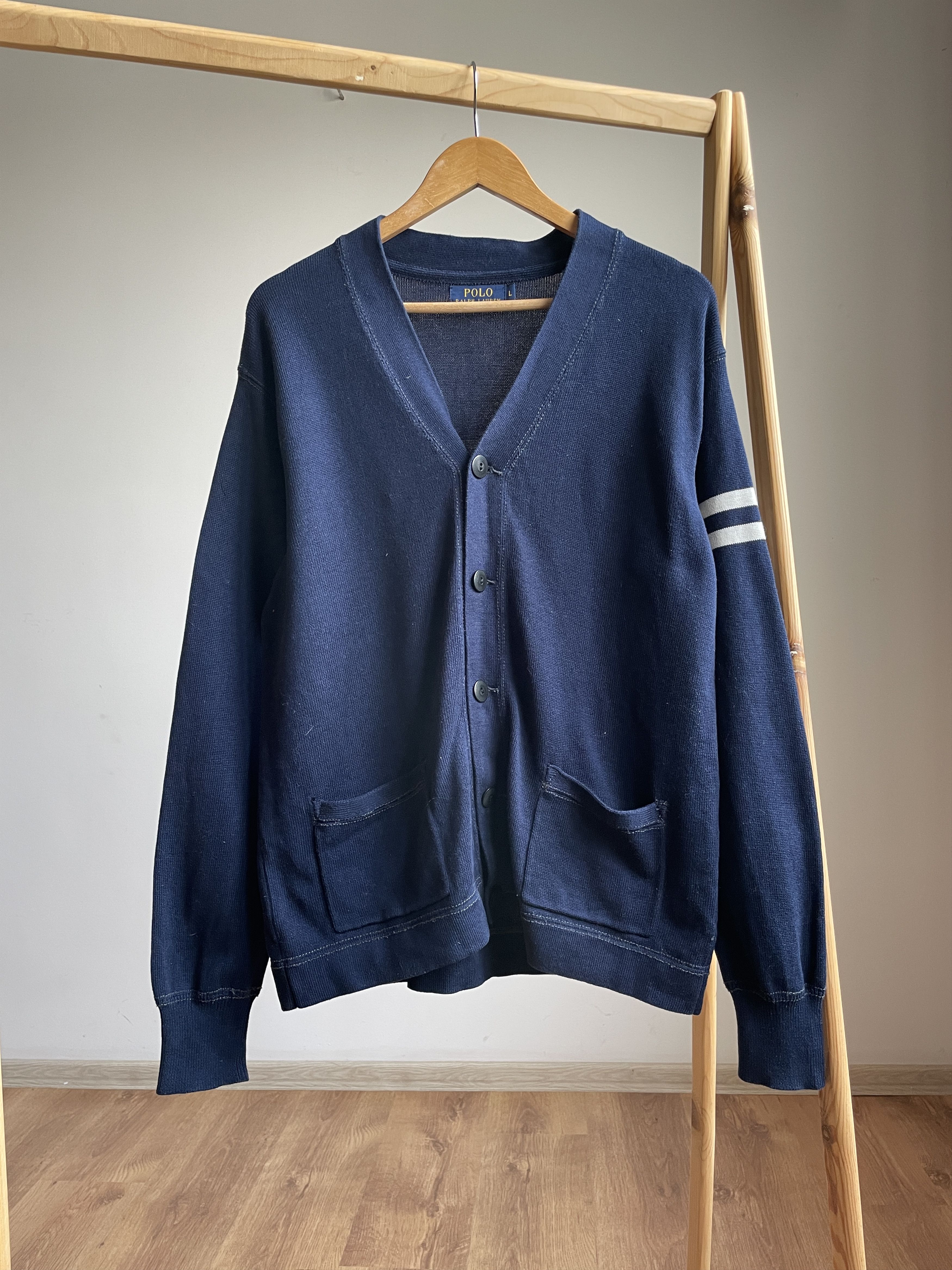 Polo Ralph Lauren Polo Ralph Lauren Varsity College Cotton Cardigan Size US L / EU 52-54 / 3 - 1 Thumbnail