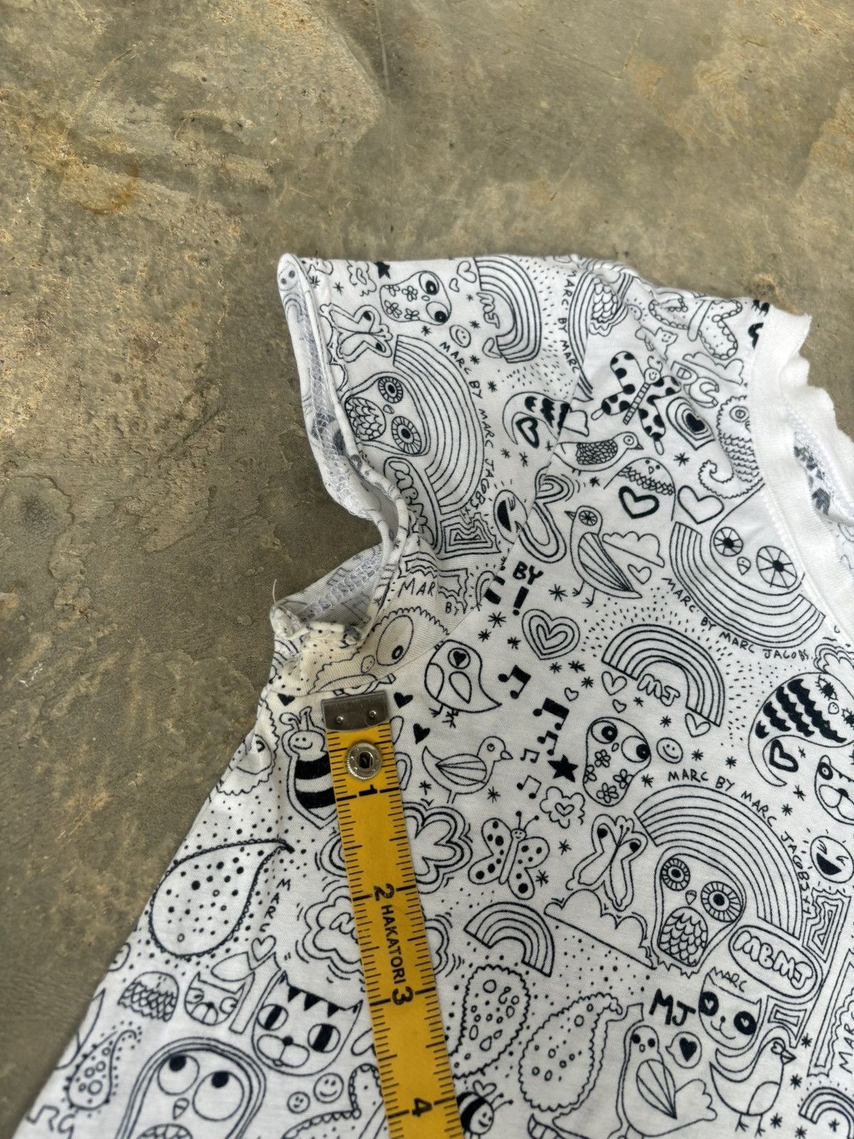 Hysteric Glamour Y2k Marc by Marc Jacobs Full Print Tshirt Size XS / US 0-2 / IT 36-38 - 12 Thumbnail