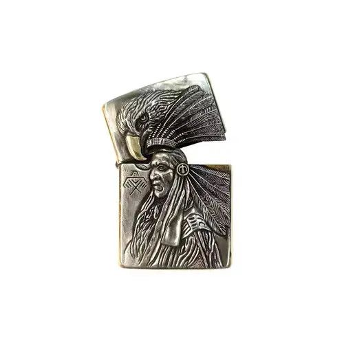 Other Tribal Chief Classic Lighter Storage Case Universal Portable Size ONE SIZE - 2 Thumbnail