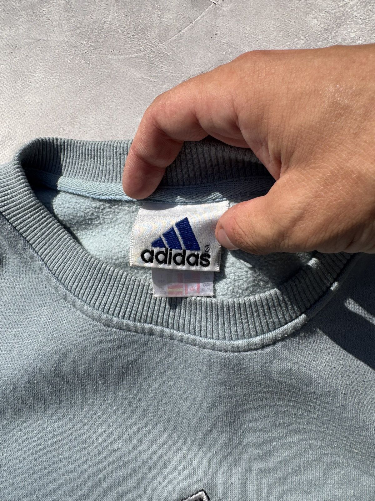 Adidas Vintage 00s Adidas Y2k Baggy Crewneck Sweatshirt Size US XL / EU 56 / 4 - 6 Thumbnail