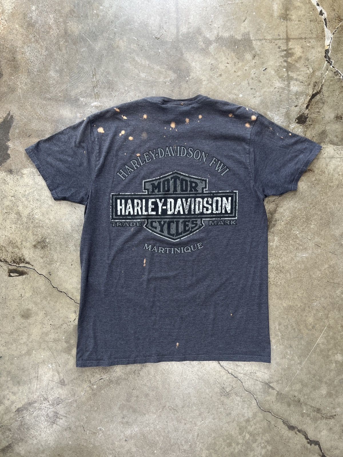 Harley Davidson × Vintage Vintage Harley Davidson Vintage Martinique Tee Large Size US L / EU 52-54 / 3 - 5 Thumbnail