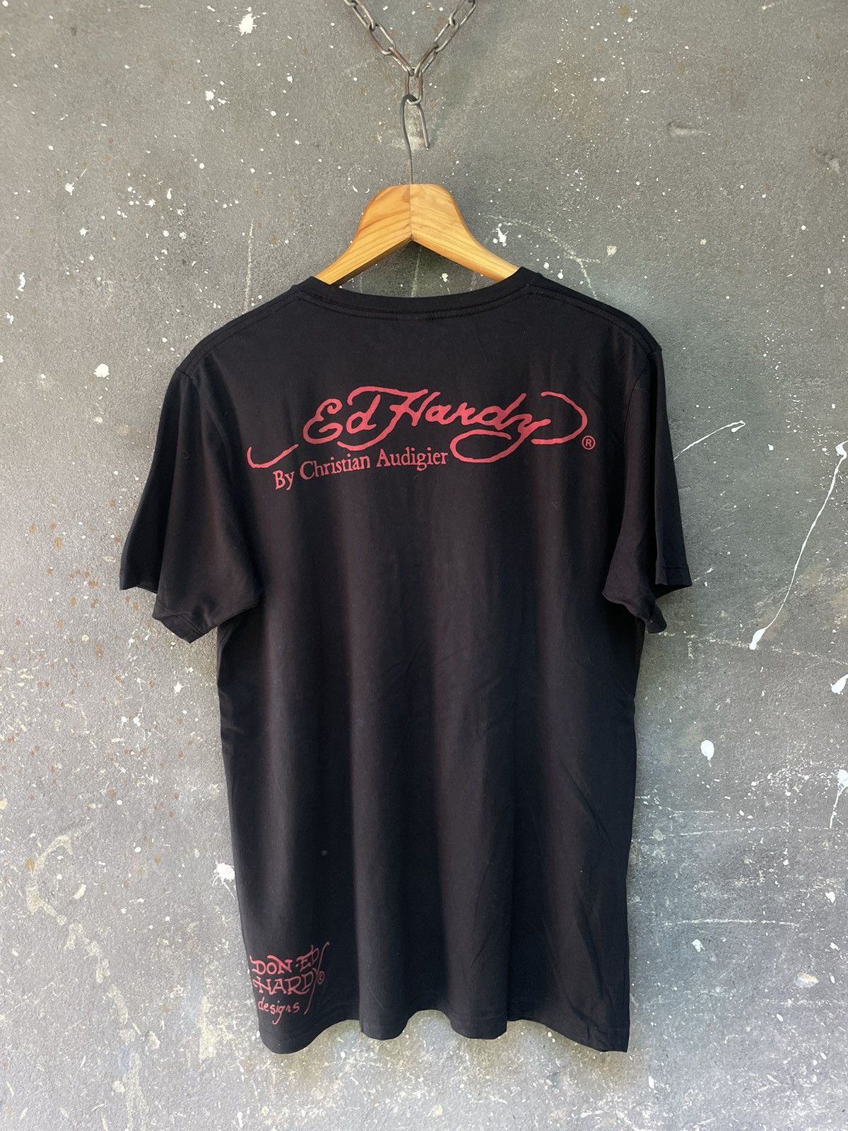 Ed Hardy Ed Hardy By Christian Audigier T-Shirt Y2K Eagle Print Logo Size US L / EU 52-54 / 3 - 2 Thumbnail