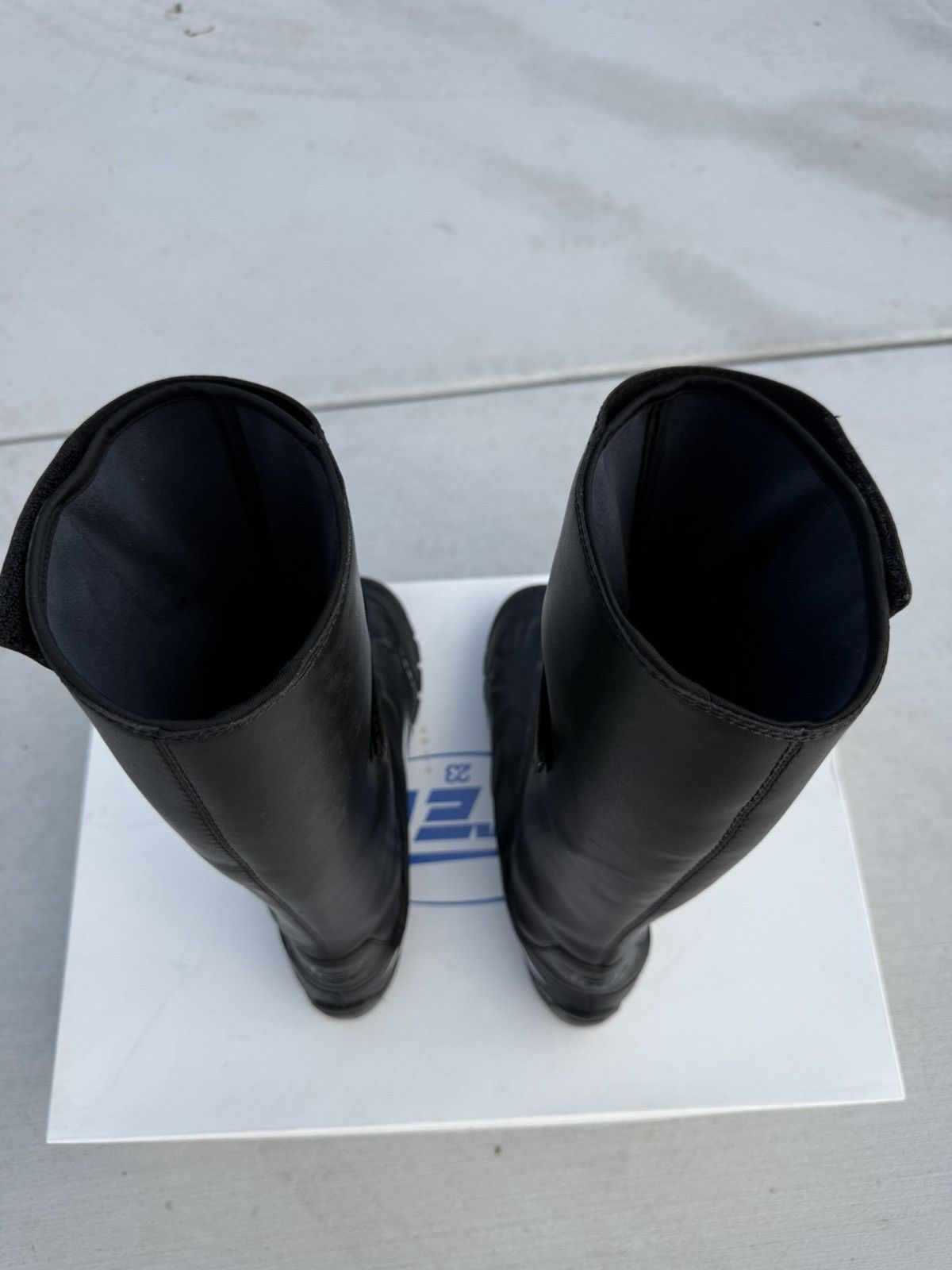 untitlab Untitlab Swift-Trek Faux-Leather Motorcycle Biker Boots Size US 9 / EU 42 - 21 Thumbnail