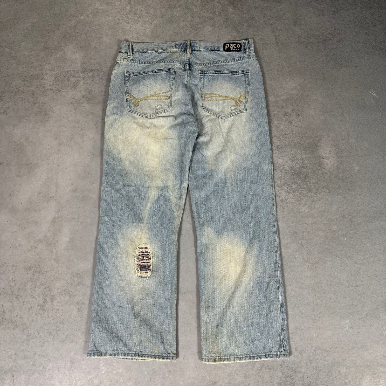 Other Paco Jeans Straight Distressed Jeans Light - Size: 34x30 Size US 34 / EU 50 - 7 Thumbnail