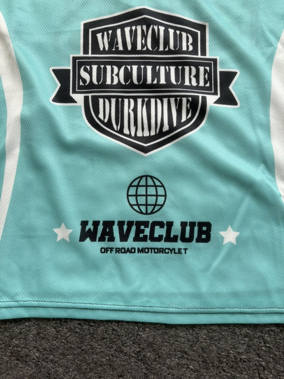 Japanese Brand Duckdive waveclub racing culture unisex blue black jersey Size US M / EU 48-50 / 2 - 8 Thumbnail