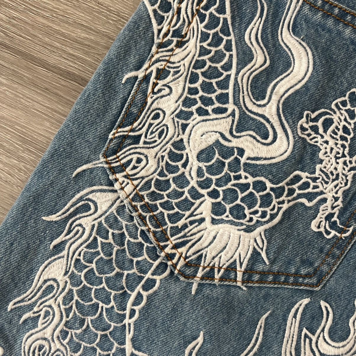 The GV Gallery GV Gallery Raspberry Hills Dragon Denim Jeans Size US 32 / EU 48 - 8 Thumbnail